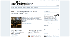 Desktop Screenshot of albavolunteer.org